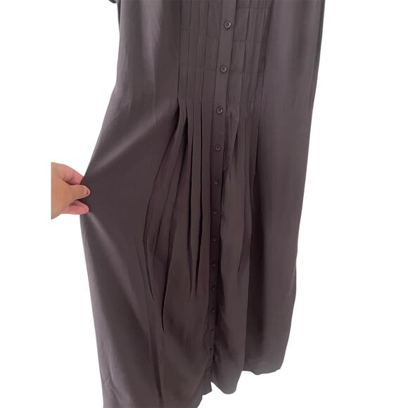 The Addison Story Gray Button Down Dress Sz S - Picture 2 of 5